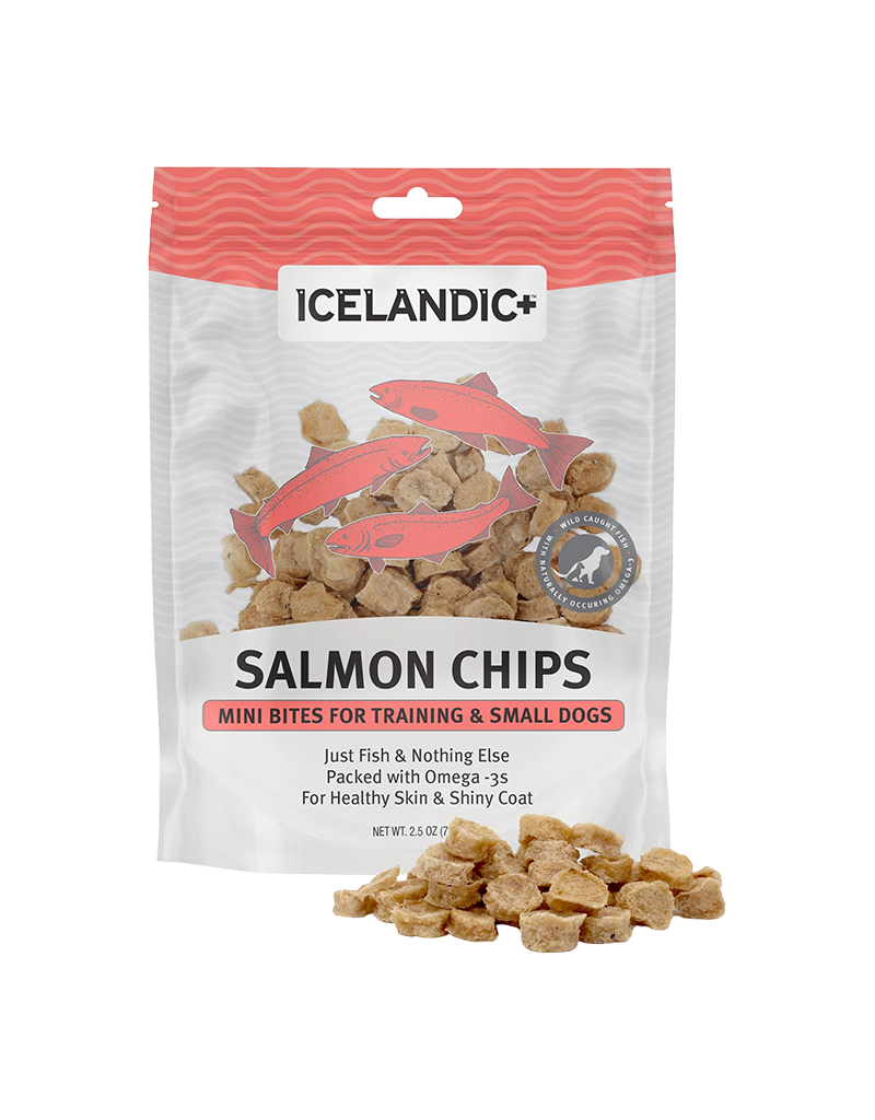 ICELANDIC DOG SALMON CHIPS MINI 2.5OZ
