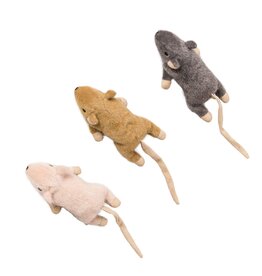 Ethical Ethical Flat Mouse Frankie Assorted 5.5"