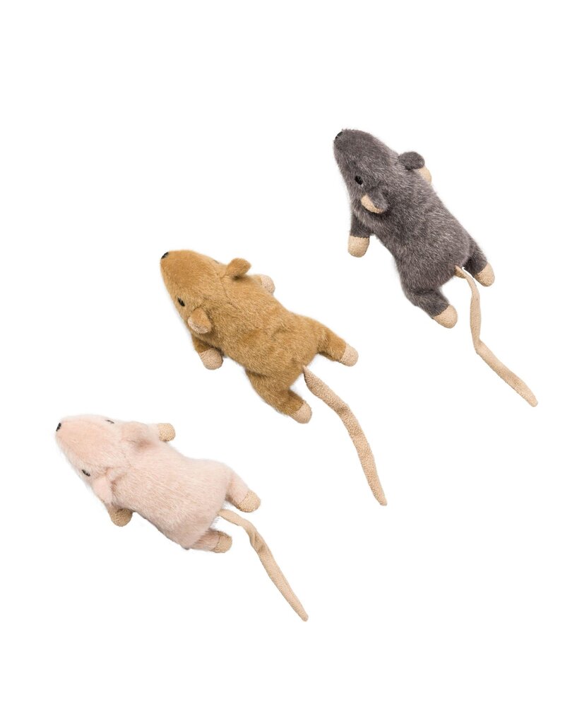 Ethical Ethical Flat Mouse Frankie Assorted 5.5"