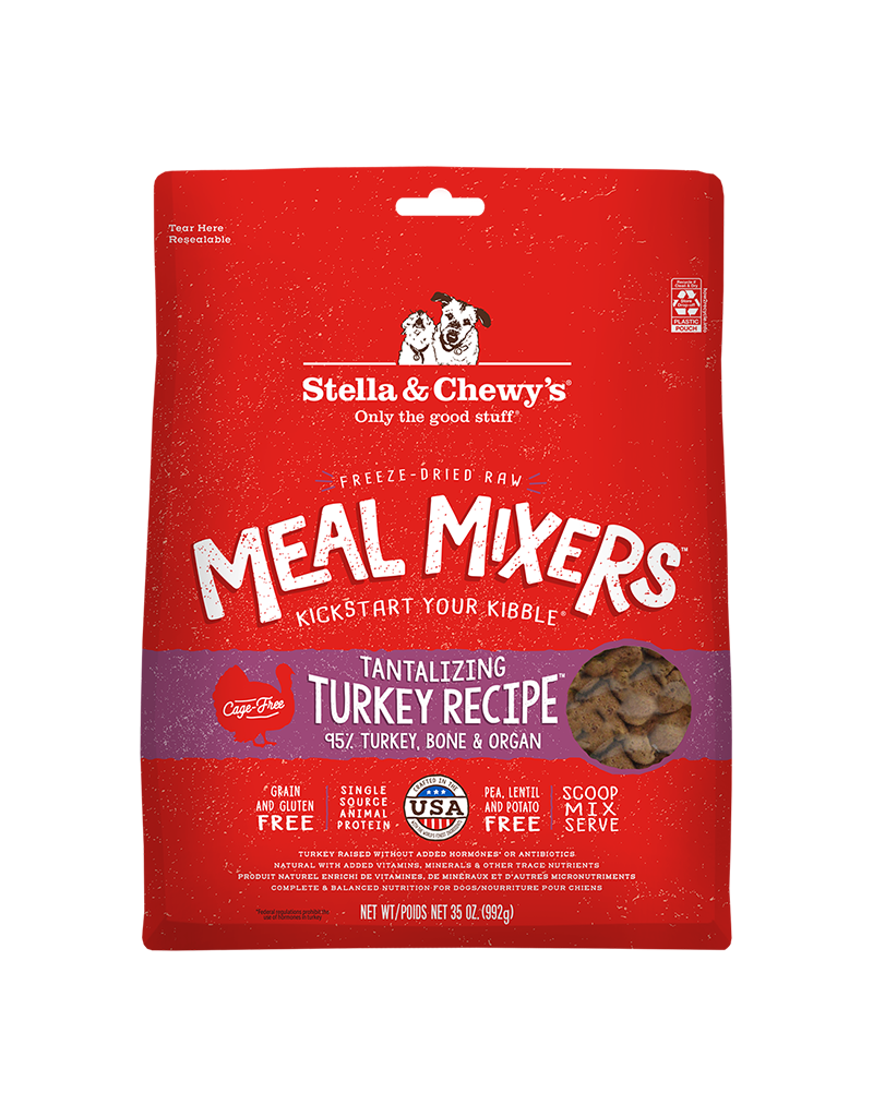 Stella & Chewy's Stella & Chewy's Freeze Dried Raw Tantalizing Turkey Meal Mixers For Dogs 35oz