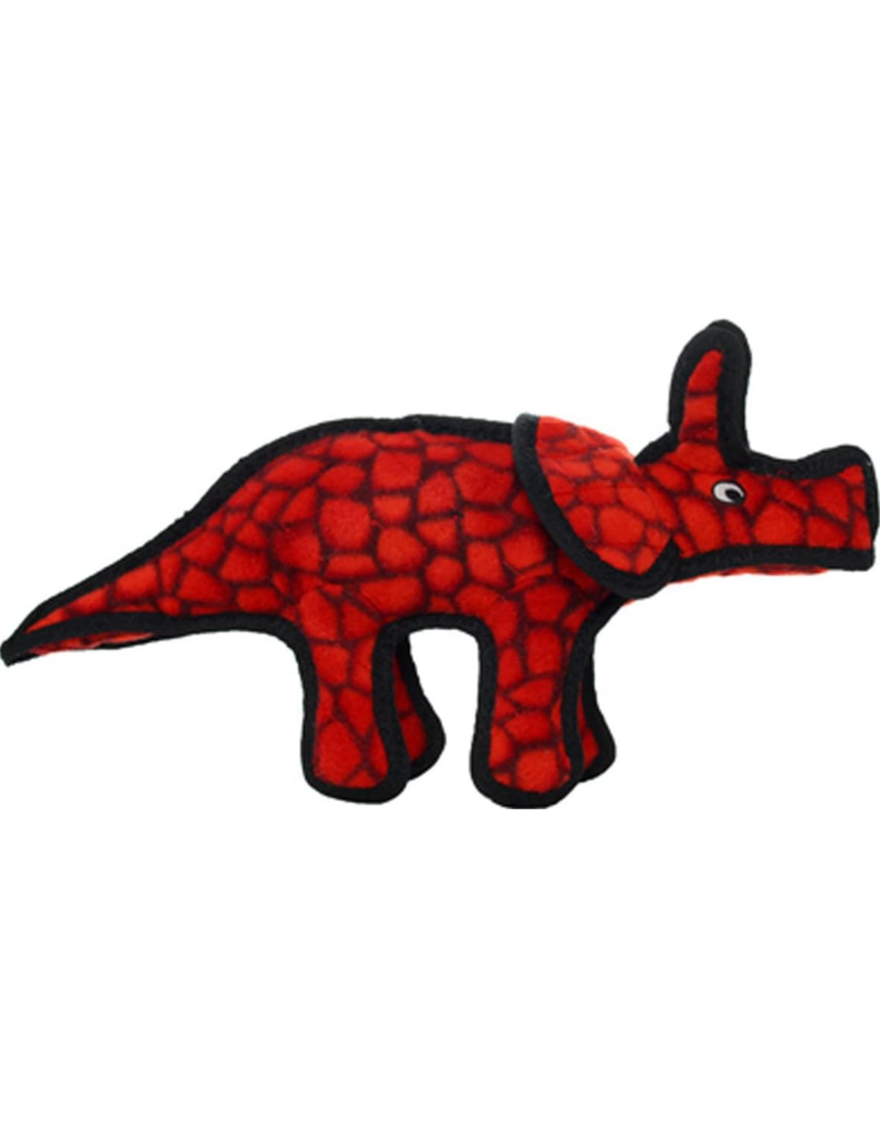VIP Tuffy Jr Dinosaur Triceratops Dog Toy