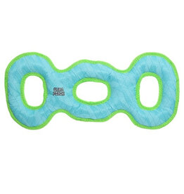 Tuffy's VIP Tuffy Dura Force 3-Way Tug Blue/Green Dog Toy