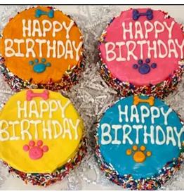 DELCO Colorful Happy Birthday Sprinkle Doggie Cakes