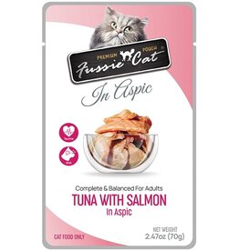 Fussie Cat Fussie Cat In Aspic Tuna & Salmon Recipe Wet Cat Food 2.47oz