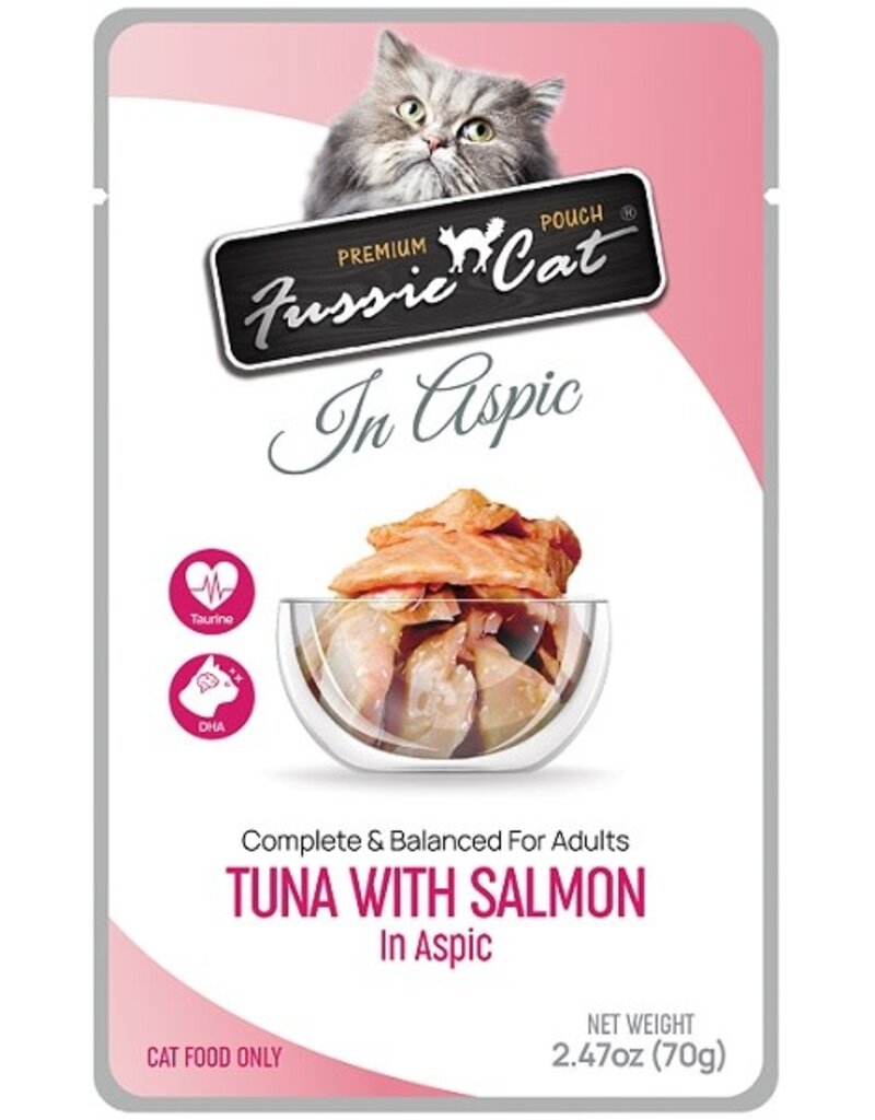 Fussie Cat Fussie Cat In Aspic Tuna & Salmon Recipe Wet Cat Food 2.47oz