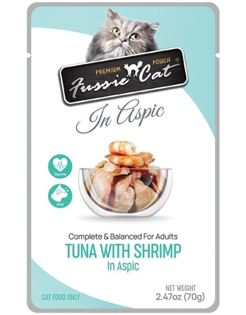 Fussie Cat Fussie Cat In Aspic Tuna & Shrimp Recipe Wet Cat Food 2.47oz