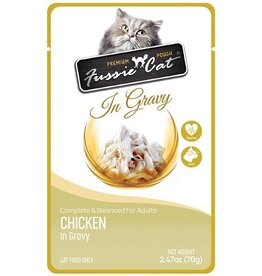 Fussie Cat Fussie Cat Chicken Gravy Cat Pouch 2.47oz/12