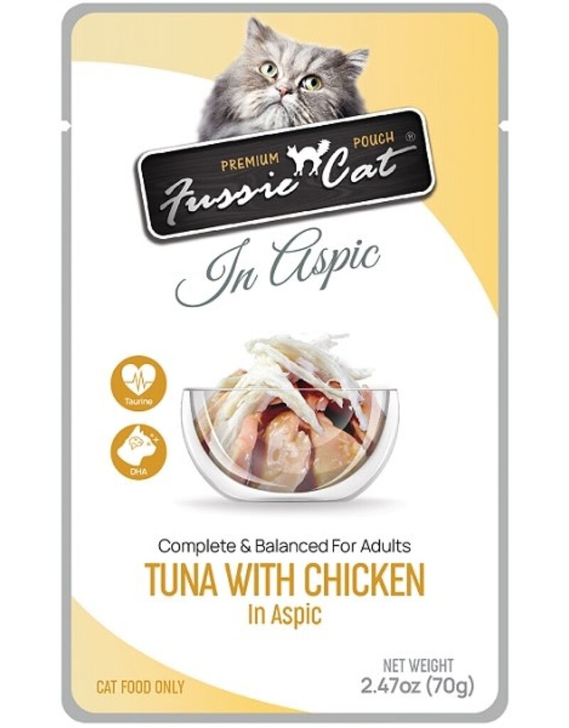 Fussie Cat Fussie Cat In Aspic Tuna & Chicken Recipe Wet Cat Food 2.47oz