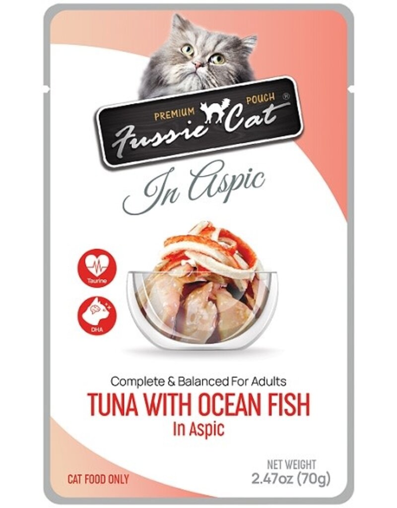 Fussie Cat Fussie Cat In Aspic Tuna & Ocean Fish Recipe Wet Cat Food 2.47oz