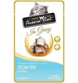 Fussie Cat Fussie Cat In Gravy Ocean Fish Recipe Wet Cat Food 2.47oz