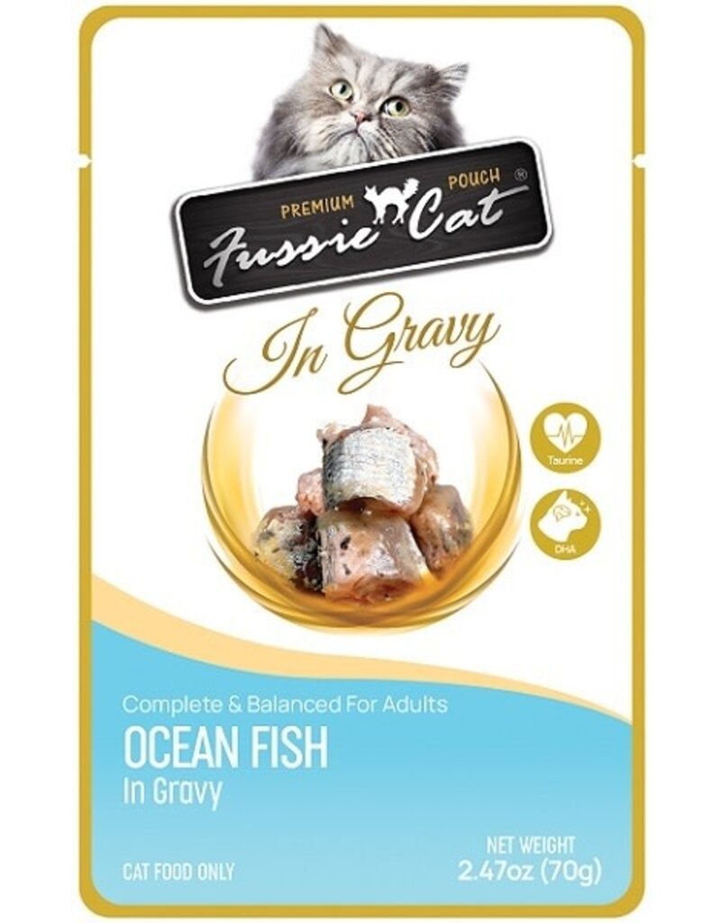 Fussie Cat Fussie Cat In Gravy Ocean Fish Recipe Wet Cat Food 2.47oz