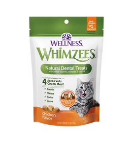 WHIMZEE Whimzees Dental Treats Chicken Flavor Treats For Cat 4.5oz