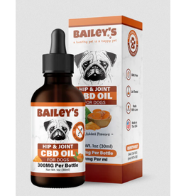 Bailey's Hip & Joint CBD Oil For Dogs 300mg