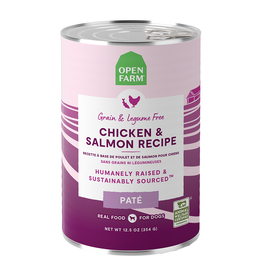 Open Farm Open Farm Grain Free Chicken & Salmon Pate Canned Dog Food 12.5oz