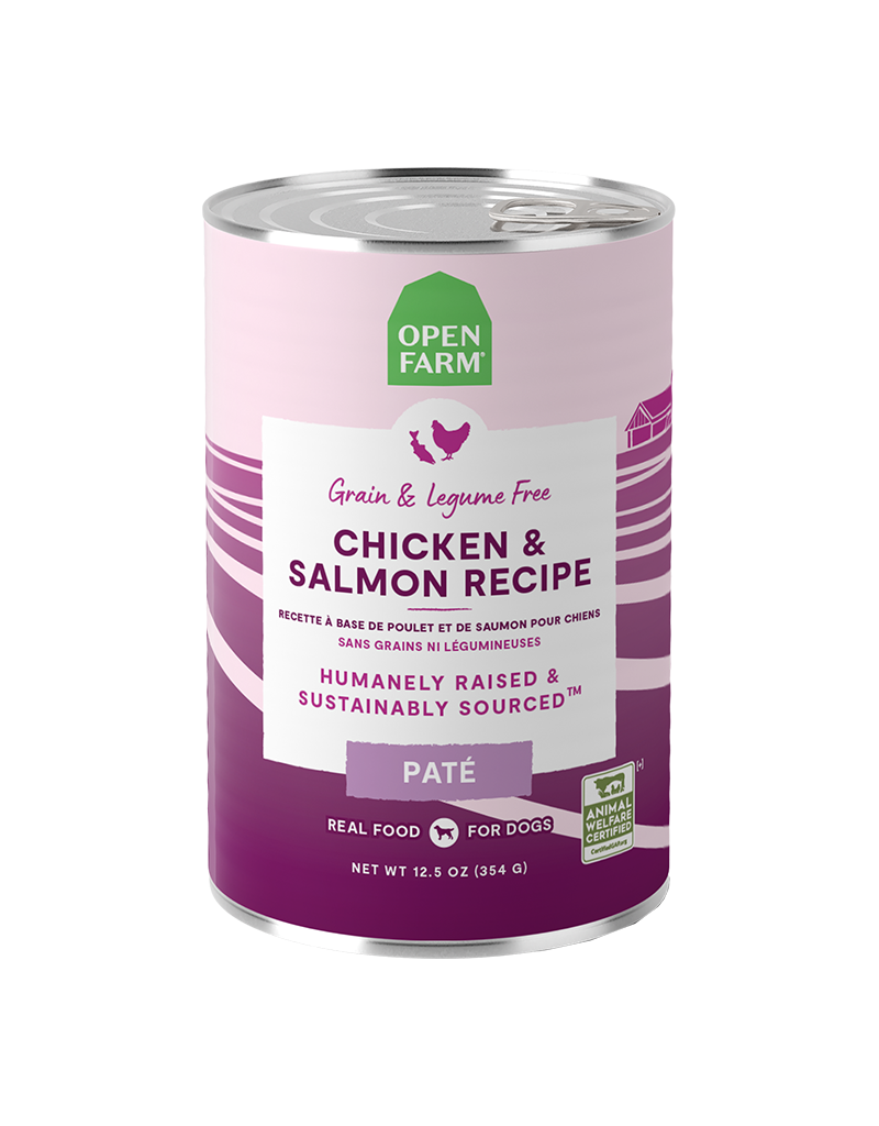 Open Farm Open Farm Grain Free Chicken & Salmon Pate Canned Dog Food 12.5oz