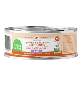 Open Farm Open Farm Grain Free Chicken & Grass-Fed Beef Pate Canned Cat Food 5.3oz