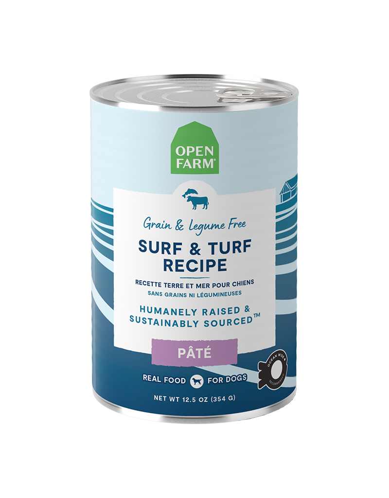 Open Farm Open Farm Grain Free Surf & Turf Pate Canned Dog Food 12.5oz