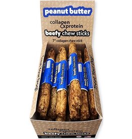 Frankly Frankly 7" Peanut Butter Flavored Collagen Chew Sticks For Dogs