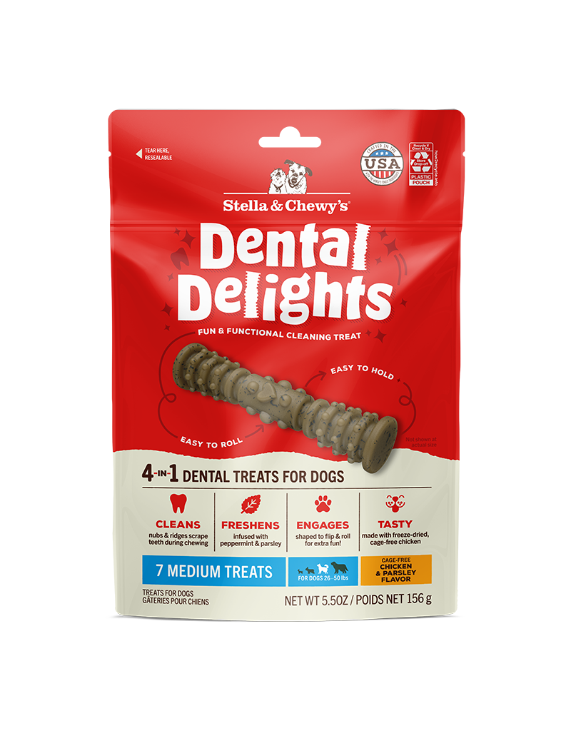 Stella & Chewy's Stella & Chewy's Dental Delights Medium 7 Pack Dog Dental Treats
