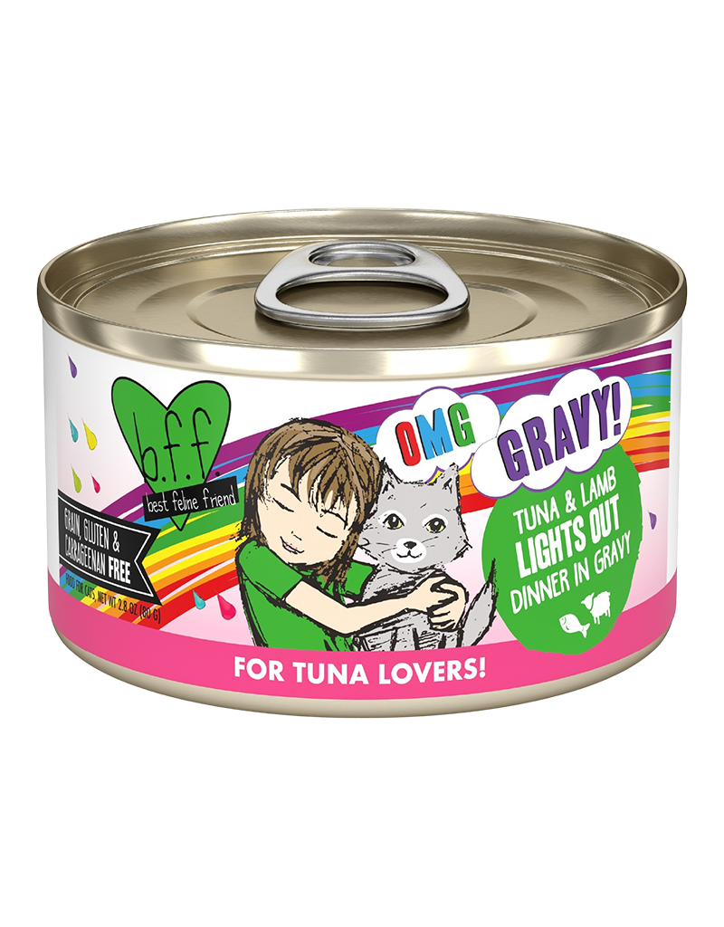Weruva BFF cat omg lights out tuna & lamb 2.8oz