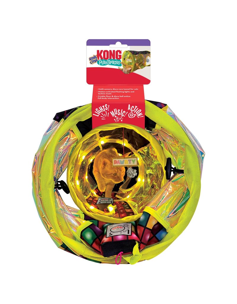 Kong Kong Play Spaces Rave Cave Cat Toy