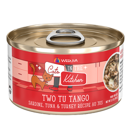 Weruva Weruva Grain Free Cats in the Kitchen Two Tu Tango (Sardine, Tuna & Turkey) Canned Cat Food 3.2oz