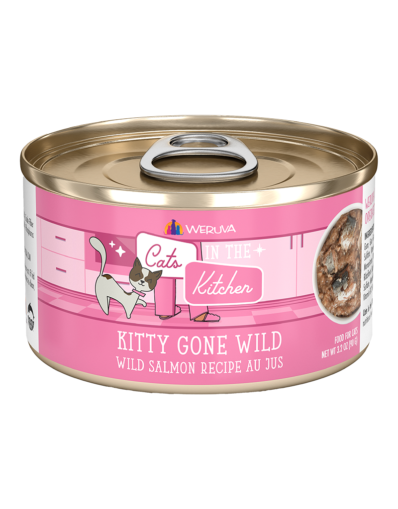 Weruva Weruva Cats in the Kitchen Kitty Gone Wild Salmon Canned Cat Food 3 oz