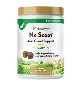 NaturVet Naturvet Dog No Scoot Pumpkin Chew 120 Count
