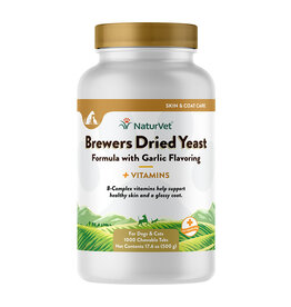 Naturvet Dog Brewer Yeast Garlic 1000 Count