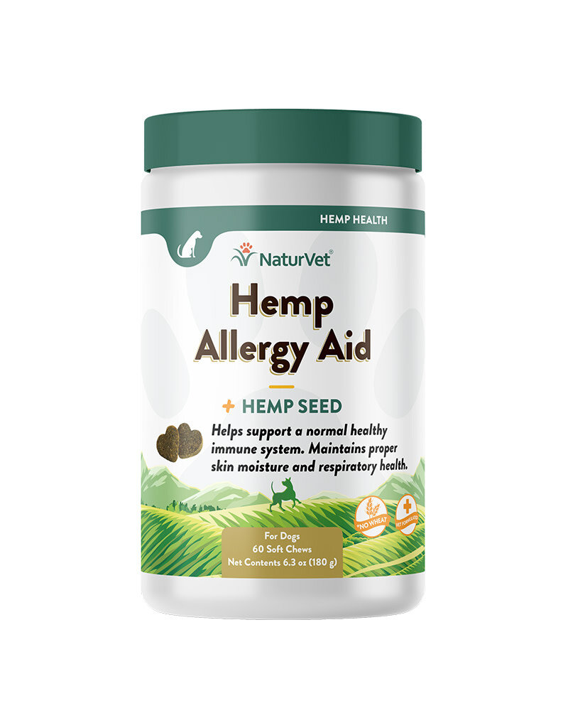 NaturVet Naturvet Dog Allergy Aid Hemp Chew 60 Count