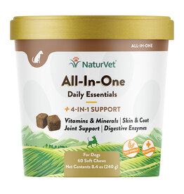 NaturVet Naturvet Dog All-in-one Soft Chew 60 Count