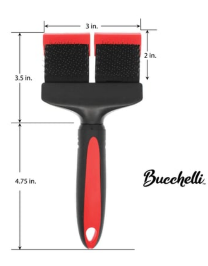 Bucchelli Double Sided Soft Flexible Slicker Brush (24205)