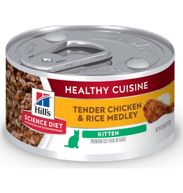 Hill's Science Diet Kitten Healthy Cuisine Roasted Chicken & Rice Medley (10447)