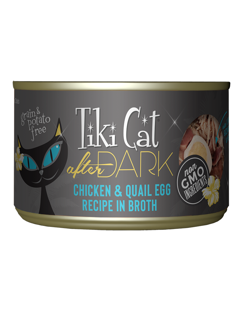 Tiki Cat After Dark Chicken & Quail Egg Canned Cat Food5.5oz
