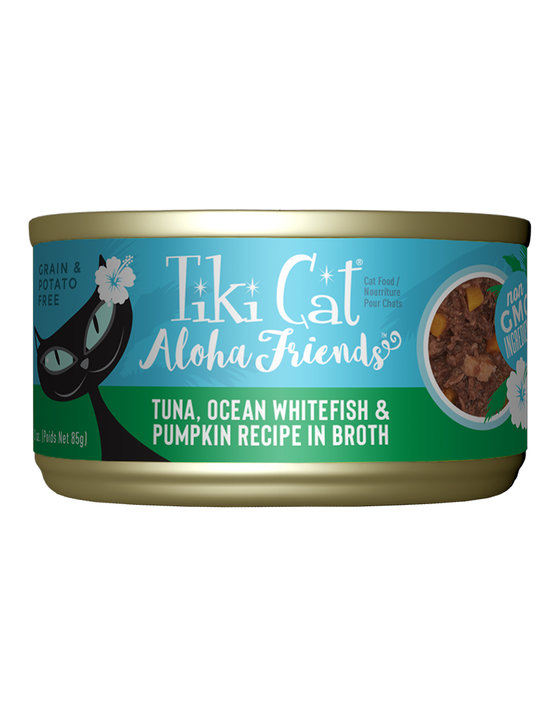 Tiki Cat Tiki Cat Aloha Friends Tuna, Whitefish & Pumpkin Canned Cat Food 3oz