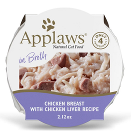 Applaws Applaws cat peel top dish broth chicken liver 2.12oz