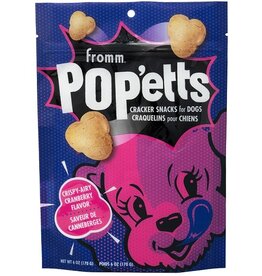 Fromm Fromm Family Pop'etts Crispy Airy Cranberry Dog Treats 6oz