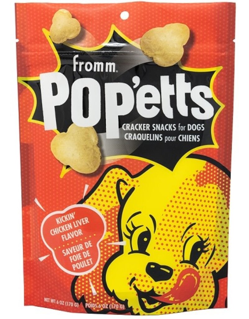 Fromm Fromm Family Pop'etts Kickin' Chicken Liver Dog Treats 6oz