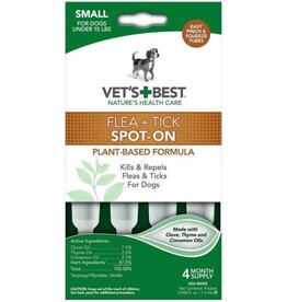 Vet's Best Flea & Tick Drops Small 4 ct