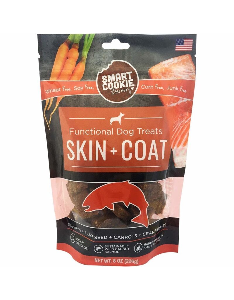Smart Cookie Skin + Coat Salmon Recipe Dog Treats 8 oz