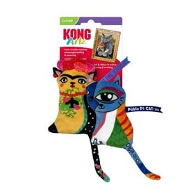 Kong Artz Kahlo / Picasso Cat Toy 2 pack