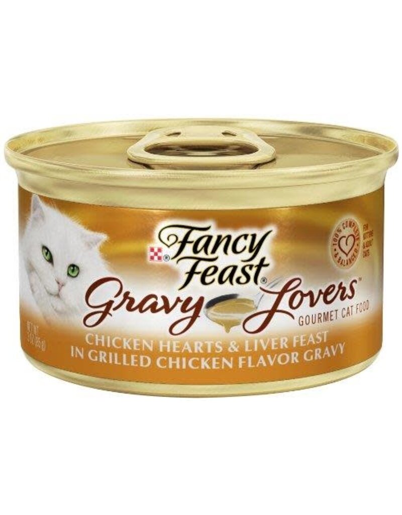 Fancy Feast Gravy Lovers Chicken Hearts & Liver Cat 24 / 3 oz