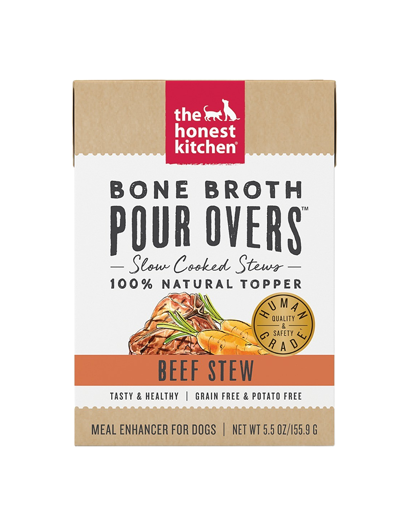 Honest Kitchen The Honest Kitchen Bone Broth Pour Overs Beef Stew Recipe For Dogs 5.5oz