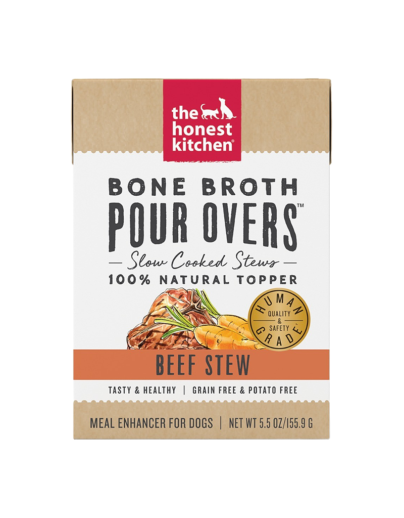 THE HONEST KITCHEN DOG POUR BONE BROTH BEEF 5.5OZ