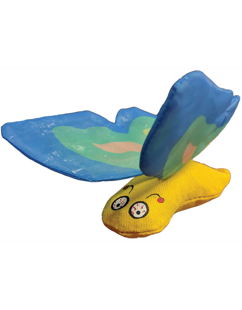 Yeowww! Blue Butterfly Catnip Cat Toy