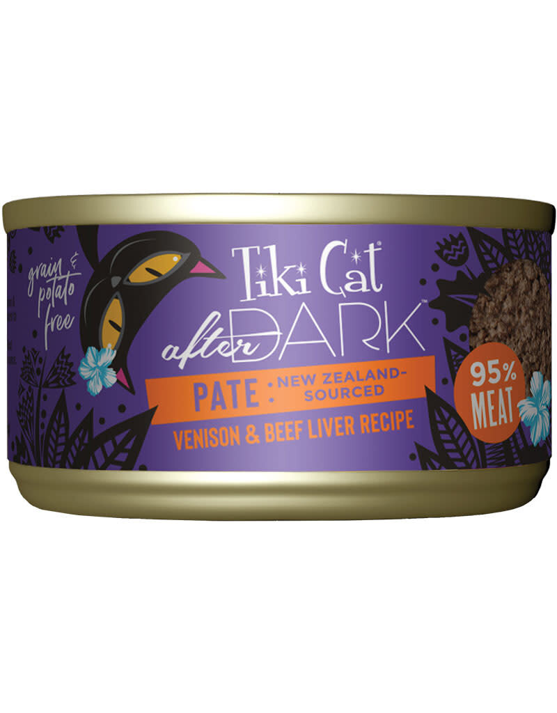 Tiki Cat Tiki Cat After Dark Wild Venison & Beef Pate Canned Cat Food 3oz