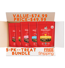 Stella & Chewy's 5 Pack Dog Treat Bundle