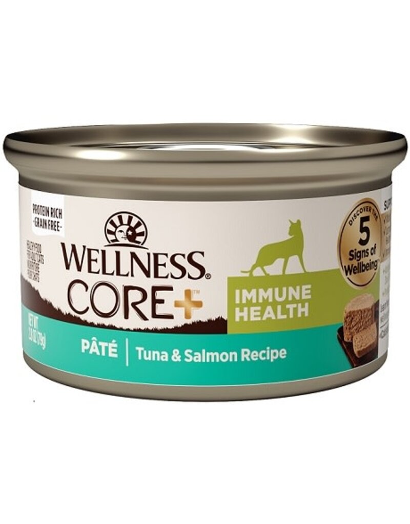 Wellness Wellness CORE+ Immune Health Tuna & Salmon Pate Canned Cat Food 2.8oz