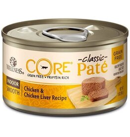 Wellness Wellness CORE+ Grain Free Chicken & Chicken Liver Recipe Canned Cat Food 3oz