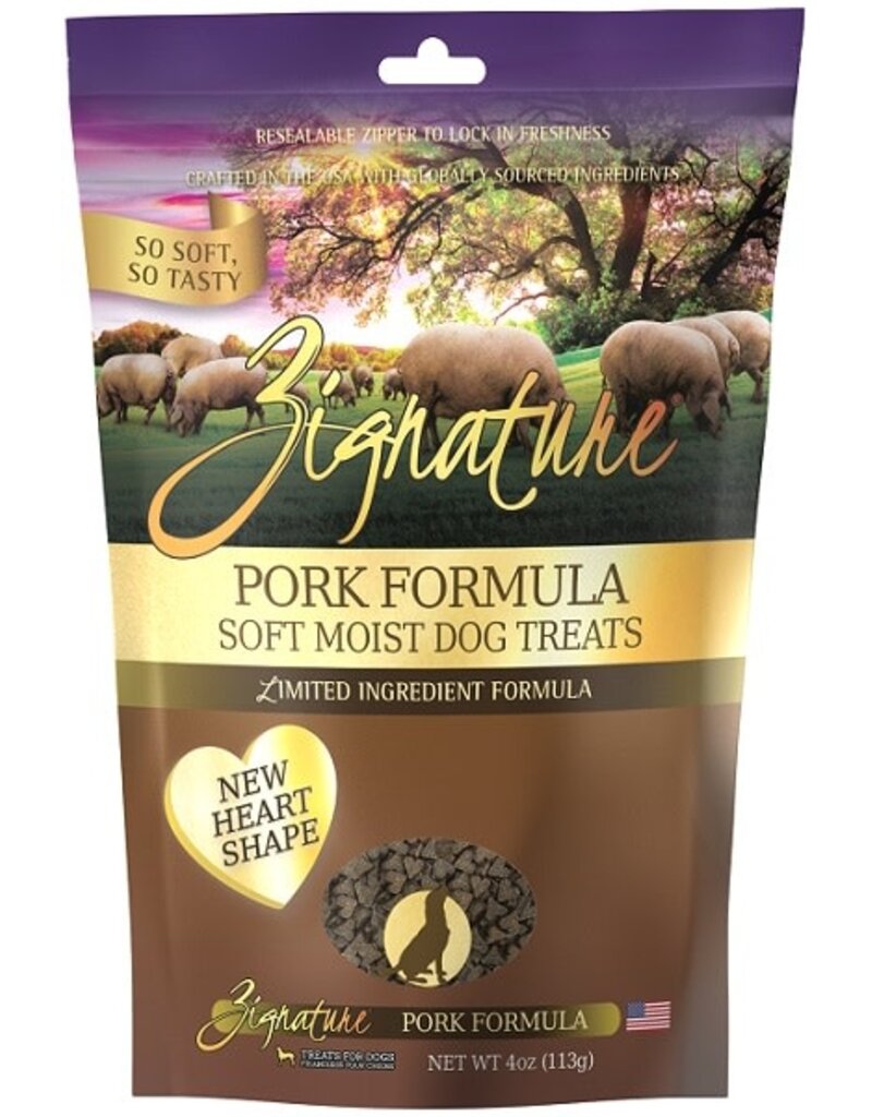 Zignature Zignature Pork Formula Soft Moist Treats for Dogs 4 oz